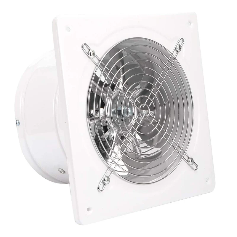 Ventilator Absaugventilator,20 V 180 mm Badlüfter Leiser mit Rücklaufklappe Leistungsstarke Wandvent