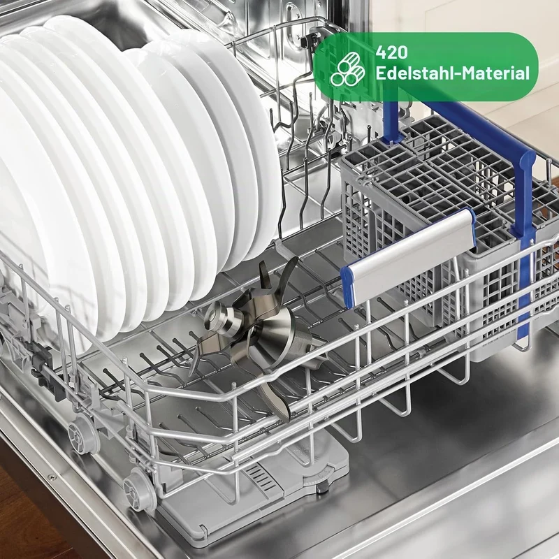 Titanstreichklinge Messer für Vorwerk Thermomix TM31 Küchenmaschine zubehör Titan TM31, Titan TM31