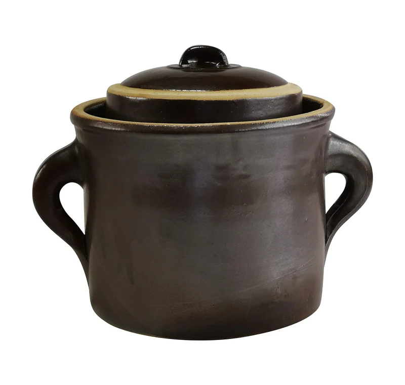 Gärtopf Steinzeugtopf Rumtopf Sauerkrauttopf Inhalt 9 l mit Deckel Gärtopf 9 Liter, Gärtopf 9 Liter