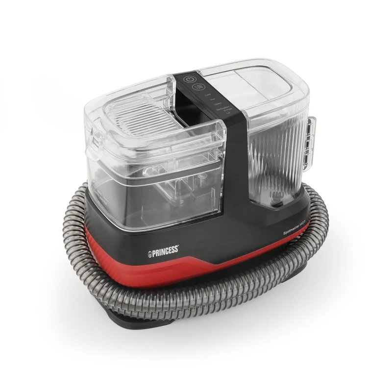 Princess Fleckenreiniger mit Dampffunktion, 1800 W, 4 Reinigungsmodi, 13 Zubehörteile, Flexible Schl