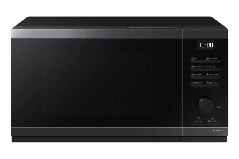 Samsung MG23DG4524CGE1 Mikrowellenherd, 23 l, 800 W, Schwarz, Touchscreen + Zifferblatt, ECO-Modus