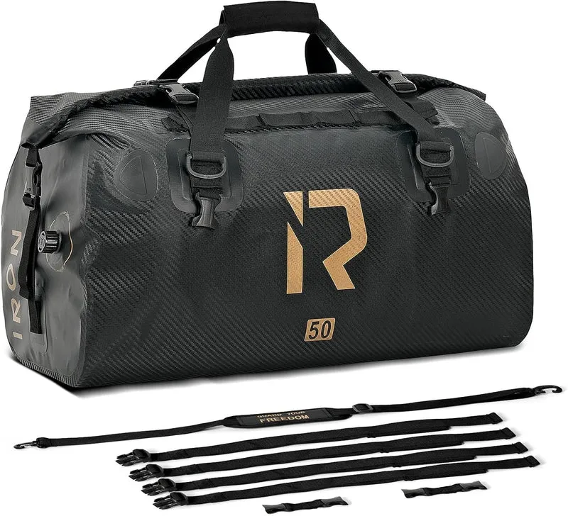 IRON JIA'S Motorradtasche Gepäckrolle wasserdichte Hecktasche Satteltasche Reisetasche mit rollversi