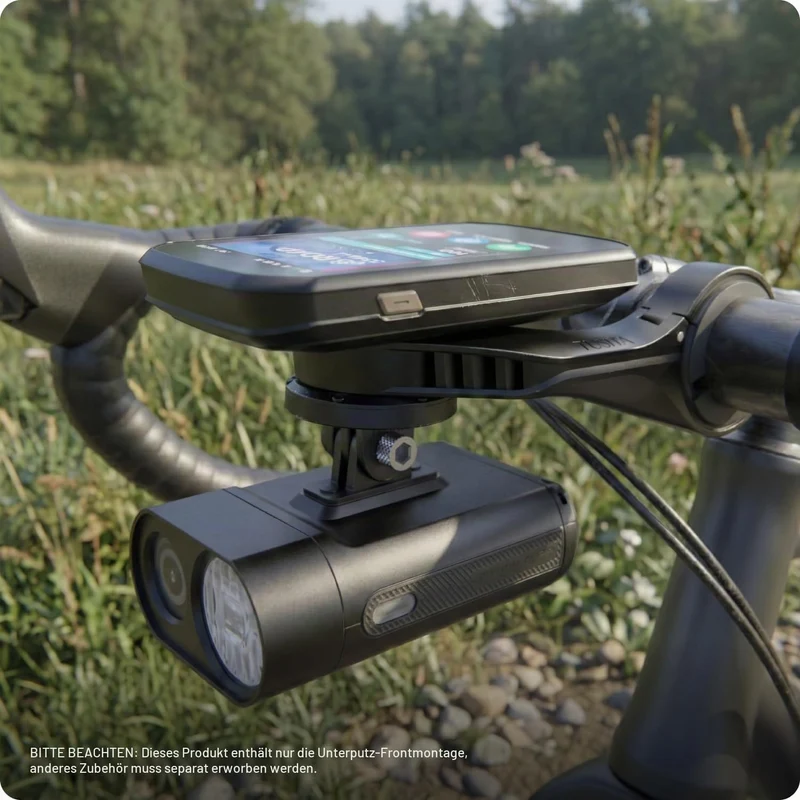 TUSITA Halterung Kit Kompatibel mit Garmin Edge GPS Fahrradcomputer, für Scheinwerfer Kamera, 010-13