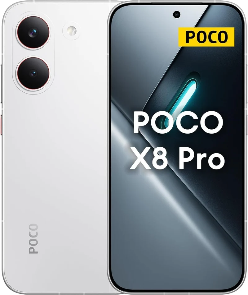 XIAOMI Poco X8 Pro Smartphone 8GB+512GB, Dimensity 8500-Ultra Prozessor, 6500mAh Akku, Ultra-helles