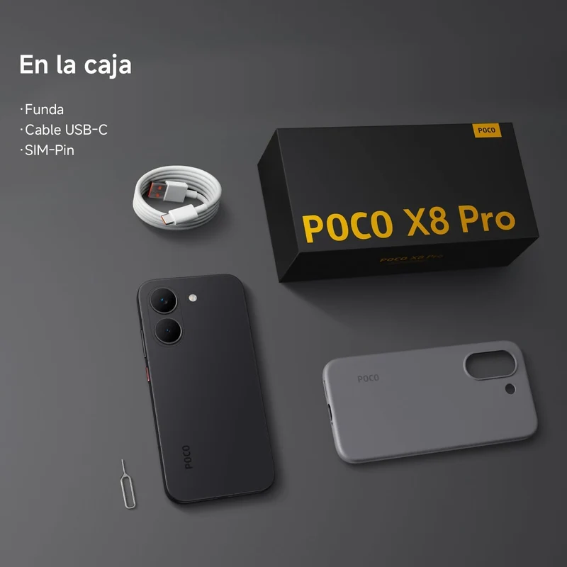 XIAOMI Poco X8 Pro Smartphone 8GB+512GB, Dimensity 8500-Ultra Prozessor, 6500mAh Akku, Ultra-helles