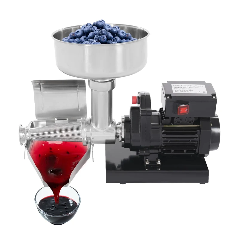 Elektrische Tomatensaucenmaschine, Tomatensaucenmaschine, Elektrische Tomatenpassiermaschine 450W, M