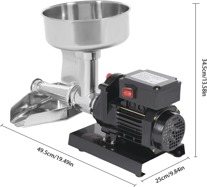 Elektrische Tomatensaucenmaschine, Tomatensaucenmaschine, Elektrische Tomatenpassiermaschine 450W, M