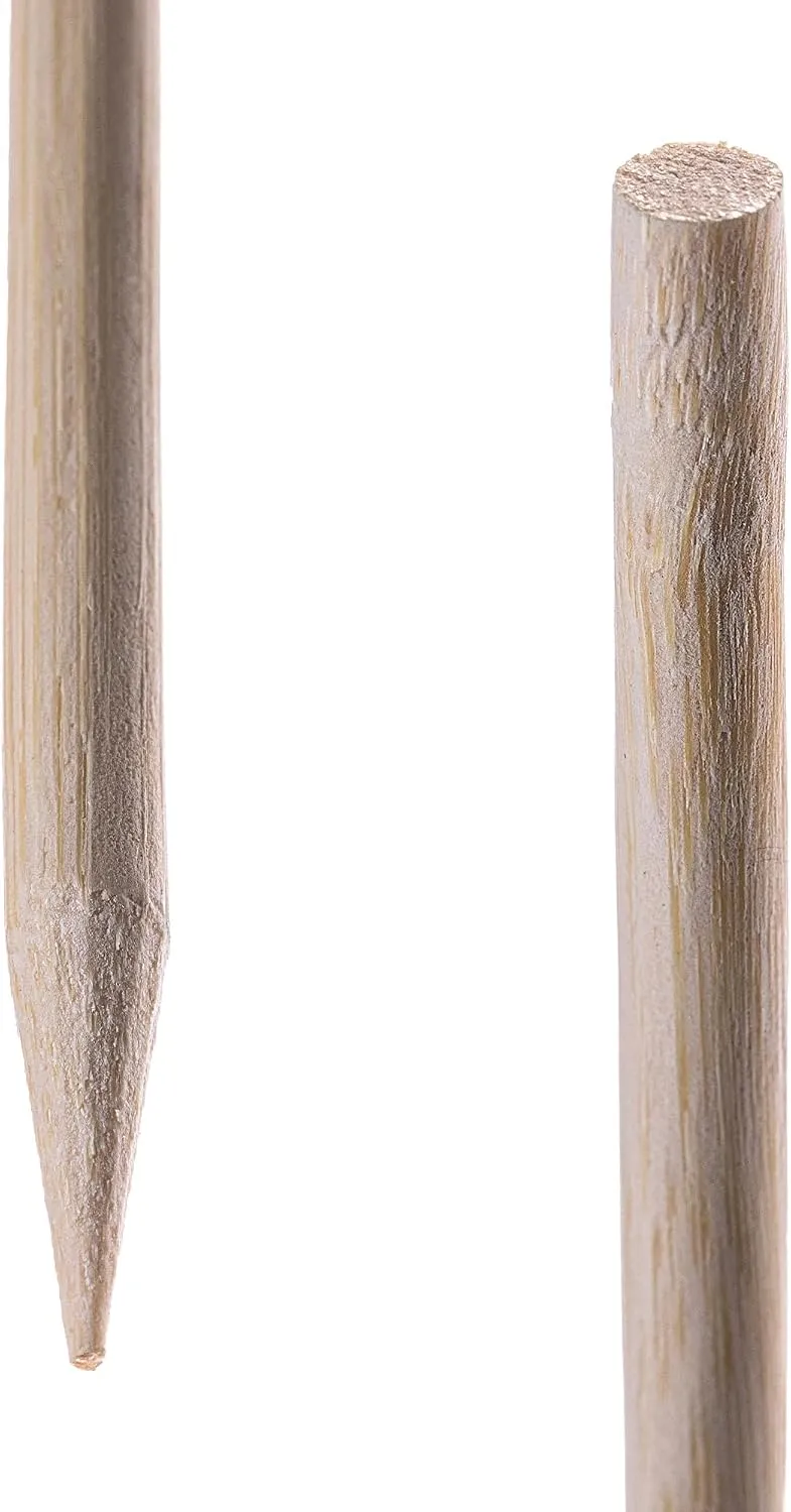KADAX Bambusstäbe 70cm x 5.5mm, 100er Set, Pflanzstäbe aus Bambus, Holzstäbe als Pflanzenstütze für