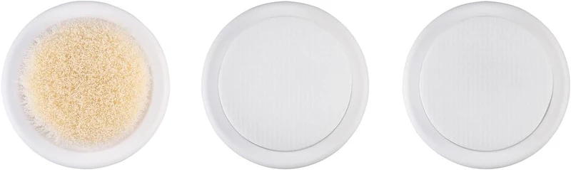 Eincremhilfen: 2er-Set Rücken-Eincremehilfen & Duschbürsten, 6 Köpfe, klappbar 41,5cm (Rückeneincrem