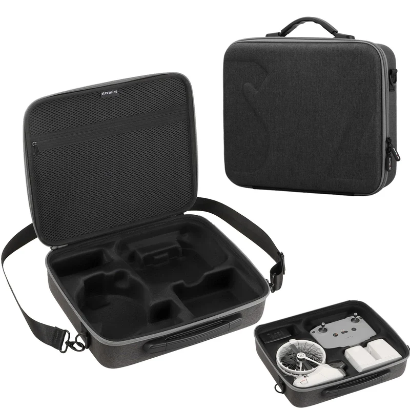 SYACHI Drohne Tasche für DJI Flip, Tragbare PU wasserdichte Case mit Schultergurt Tasche für DJI FLI