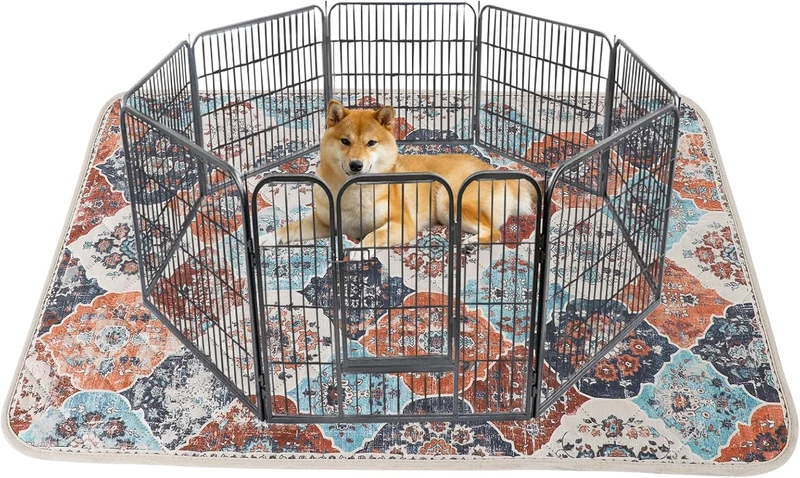 IEUUMLER 2 Stück Welpenunterlagen Waschbar für Hunde, Wiederverwendbar und Schnell Absorbierend PIPI