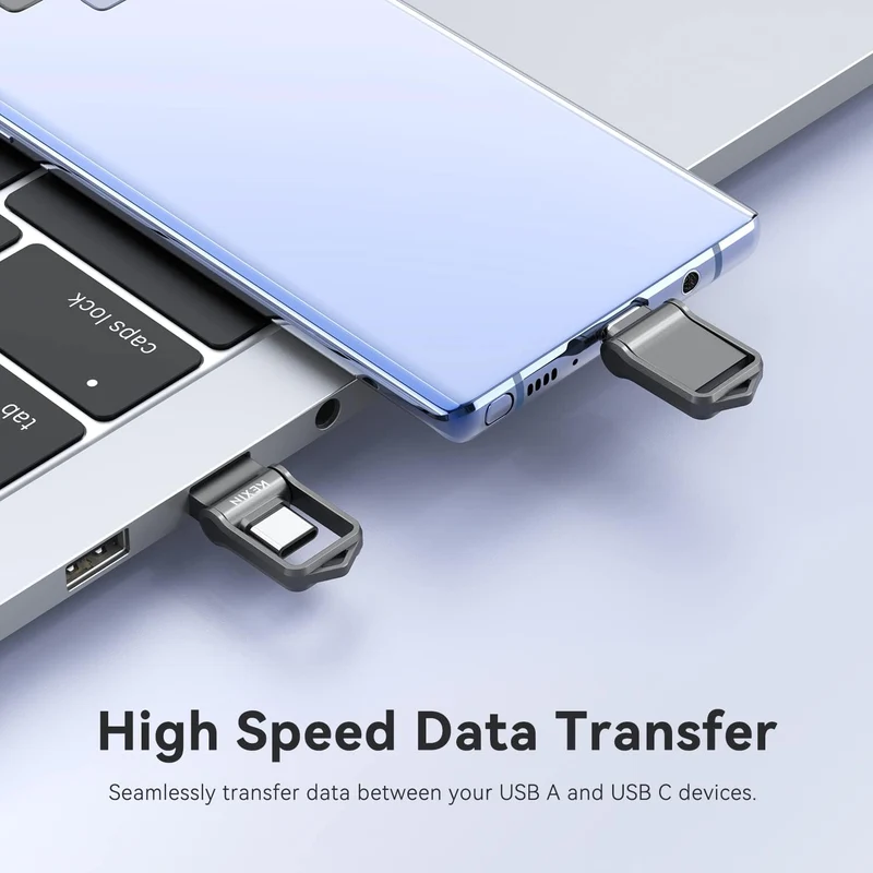 KEXIN USB C Stick 32GB 5 Stück USB 3.0 OTG, Dual-USB Type-C & USB-A Anschlüsse, Speicherstick für PC