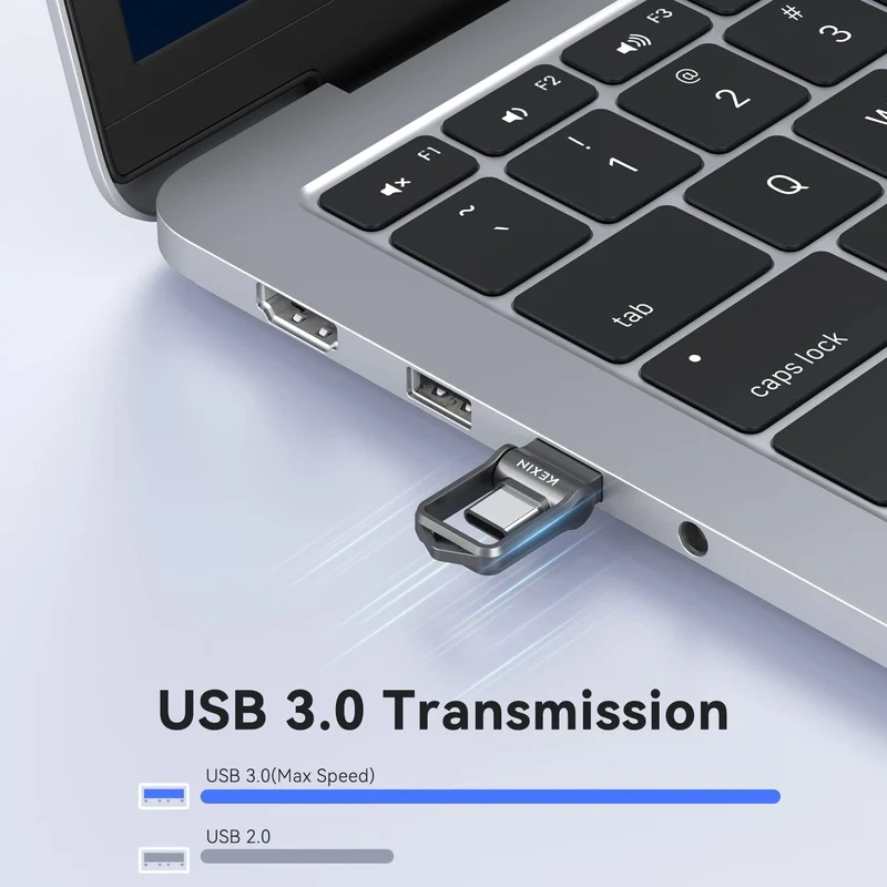 KEXIN USB C Stick 32GB 5 Stück USB 3.0 OTG, Dual-USB Type-C & USB-A Anschlüsse, Speicherstick für PC