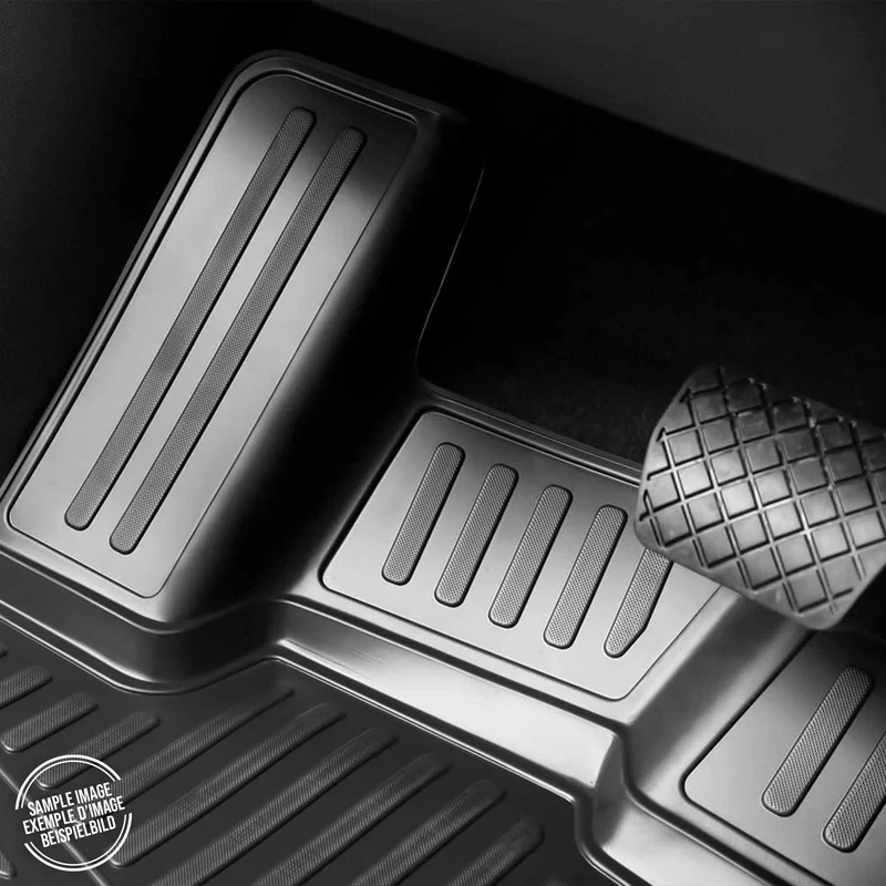 OMAC Gummimatten Fussmatten kompatibel mit Ford Ecosport 2014-2024 TPE Automatten Schwarz 4X EcoSpor