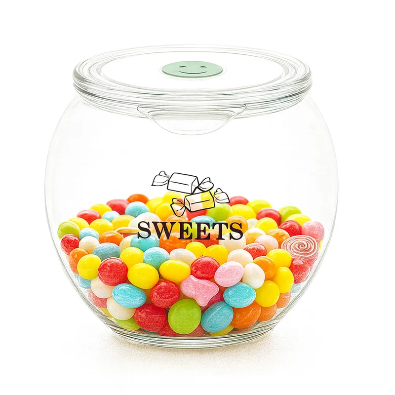 Keksdose mit Deckel aus Kunststoff – Luftdichter Keksbehälter 2,2L für Kekse, Snacks, Bonbons & Troc