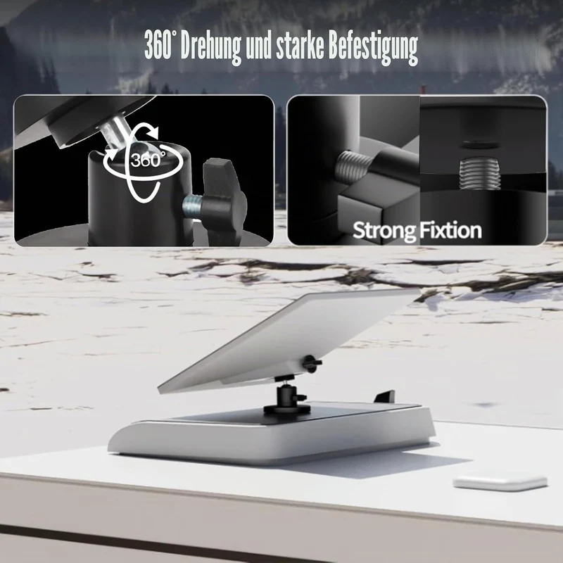 Magnetische Halterung Adapter für Starlink Mini, Einstellbarer Winkel, Magnetische Basis, 1/4 "-20 G