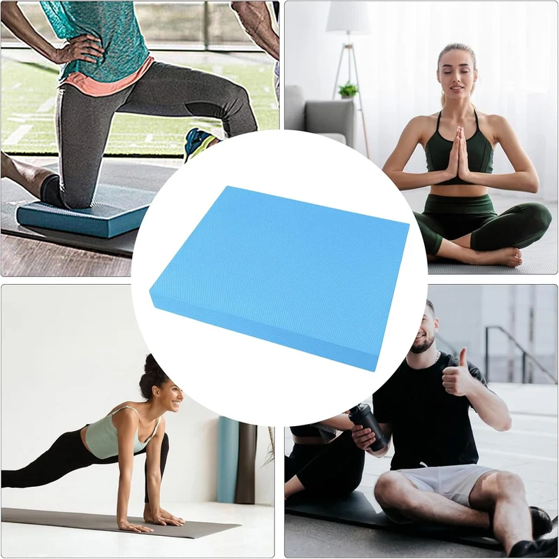 Stabilitätskissen - Antirutsch-Trainer aus TPE 50x40 cm | Trainings Schaumstoff Pad Gepolsterte Bala