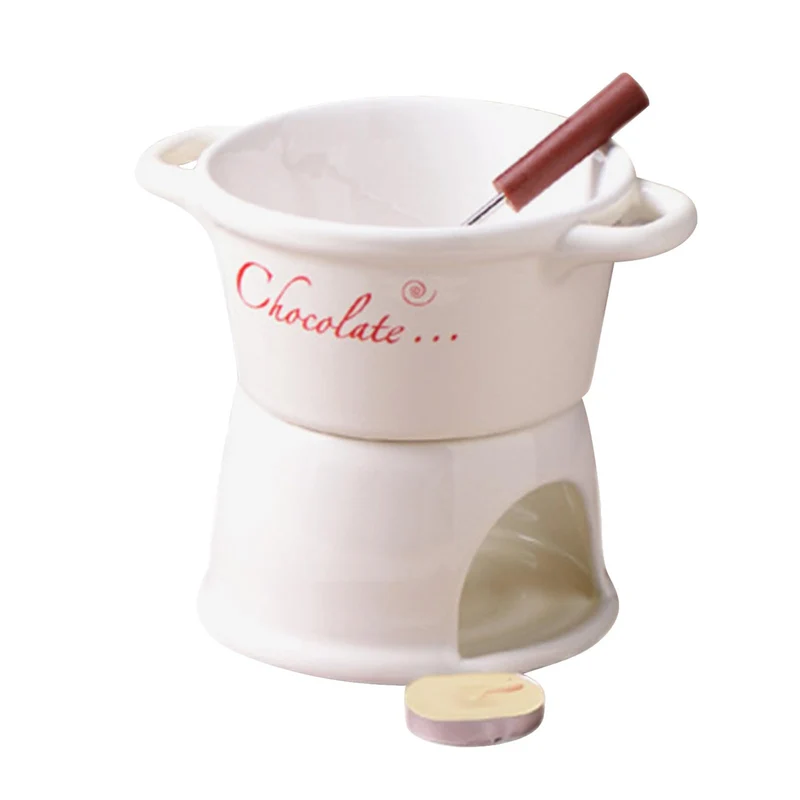 Generisch Schokoladen Fondue Tasse,Keramiktopf | Fondue Tassen Set Für Schmelzende Schokolade,Für Da