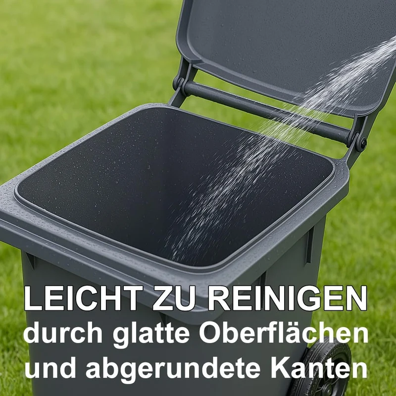 plasteo/SULO CITYBAC 2X 240 Liter Mülltonnen | Blau+Gelb | MGB240 Müllbehälter Abfalltonne Made in G