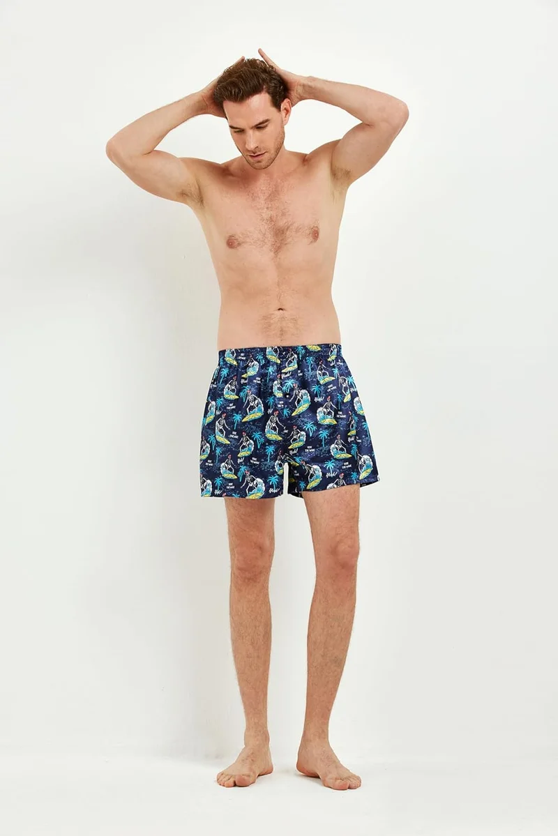 JupiterSecret Herren Satin Boxershorts Pack Unterwäsche, Silk Feeling Schlafshorts mit elastischem B