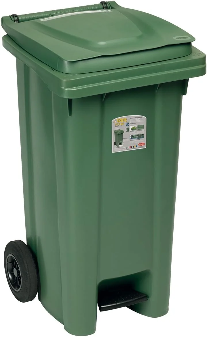 Stefanplast 643 - Mülltonne 48 x 55 x 94 cm grün, 48 x 55 x 94 cm Grün