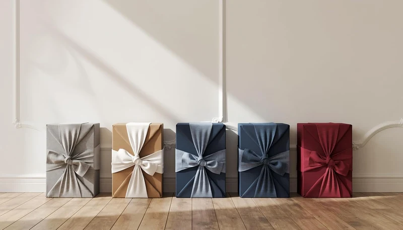 LAODI Premium Handtuch-Geschenkset, 2-teilig (Dusch- & Handtuch), 70 × 140 cm + 50 × 100 cm, 100% Ba
