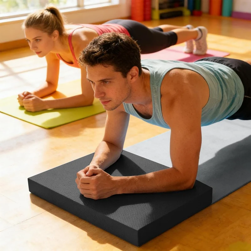 Stabilitätskissen - Antirutsch-Trainer aus TPE 50x40 cm | Trainings Schaumstoff Pad Gepolsterte Bala