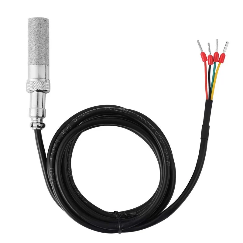 1 PCS FS Mesh-Geschützt Wetterfeste Bodenfeuchte Temperatursensor, Sensor für Feuchtigkeit und Tempe