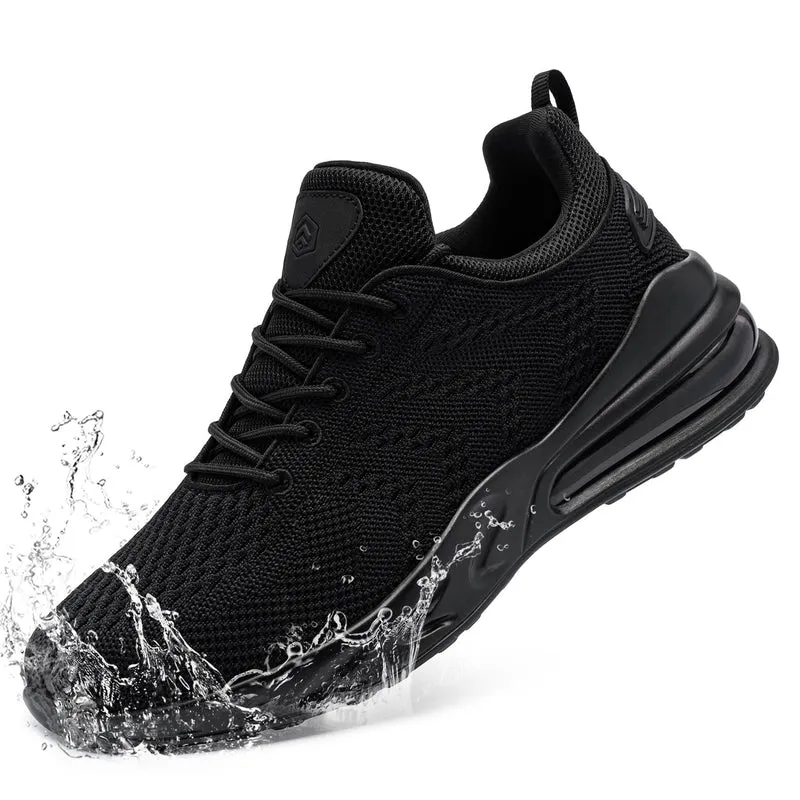 LARNMERN Wasserdicht Schuhe Laufschuhe Herren Sportschuhe Kochschuhe rutschfeste Turnschuhe Fashion