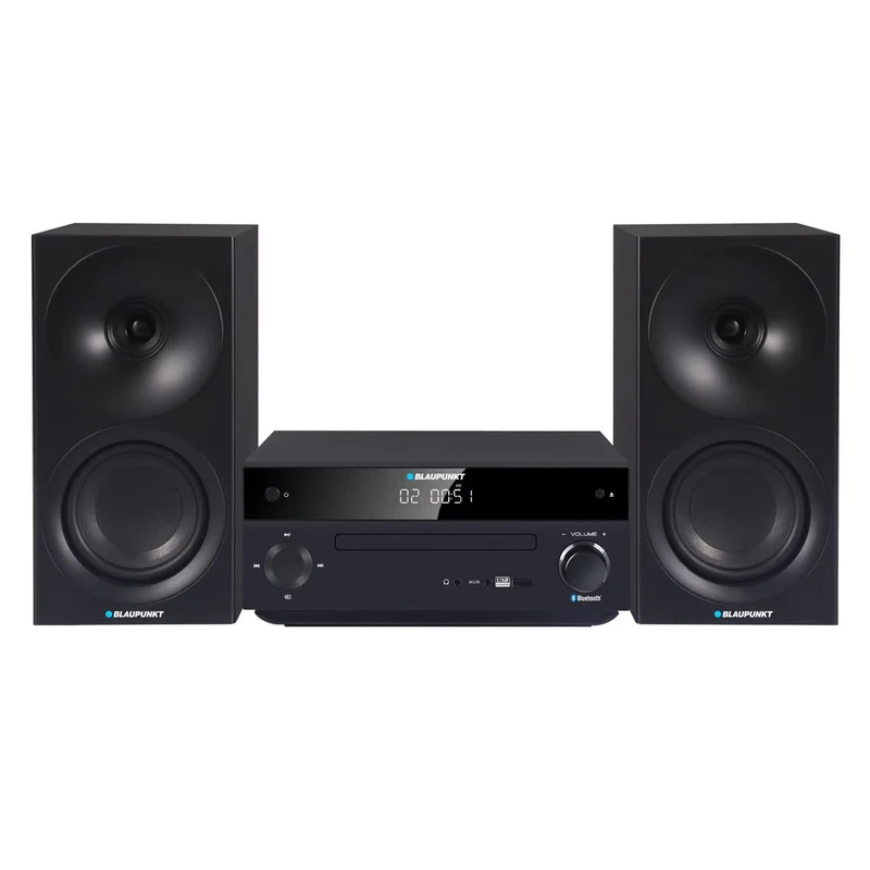 Blaupunkt MS30.02BT Mikro-Stereoanlage Bluetooth HDMI ARC | Optisch USB AUX Radio FM CD 150 W RMS We