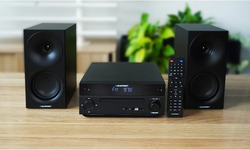 Blaupunkt MS30.02BT Mikro-Stereoanlage Bluetooth HDMI ARC | Optisch USB AUX Radio FM CD 150 W RMS We