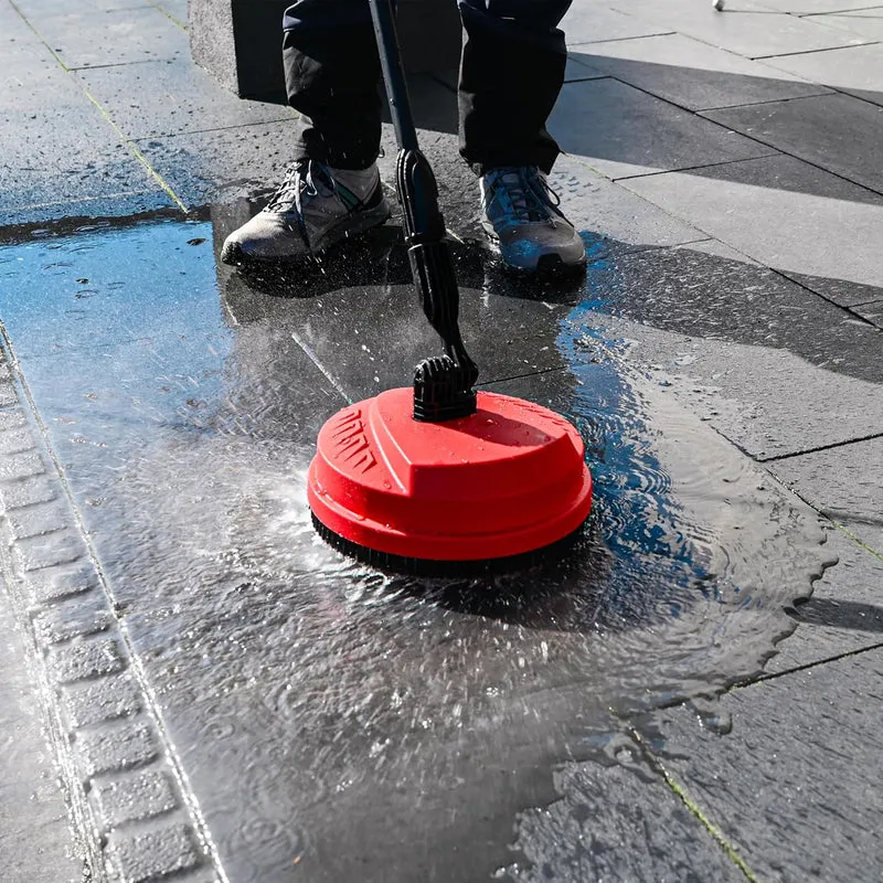 Kanwod Terrassenreinigungsbürste für Lehmann Hochdruckreiniger, Terrassenbürste mit Zwei Flachstrahl