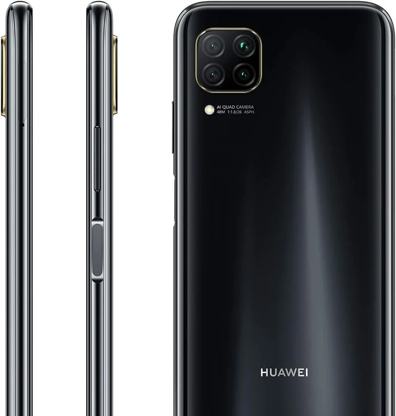 HUAWEI P40 lite 128GB 6,4 Zoll Smartphone 48MP Quad AI-Kameras, 6GB RAM, SIM-Freies Android Handy, D