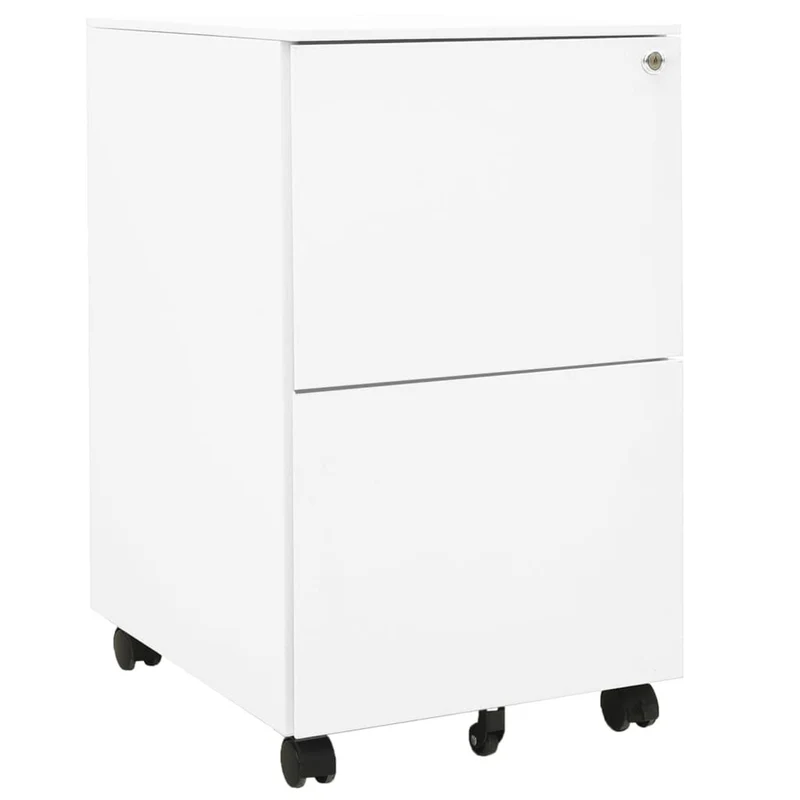 Aktenschrank mit Rollen Büroschrank Rollschrank Rollcontainer Schubladenschrank mit Schubladen Metal