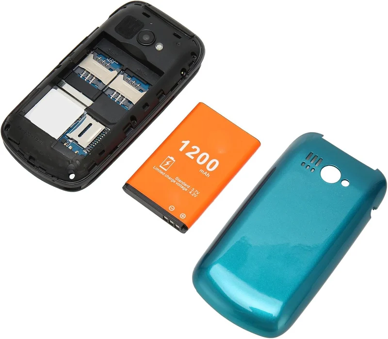 Klapptelefon für Senioren, Entsperrt, 3G LTE Dual SIM, Grosse Tasten mit Lautsprecher, Grosse Tasten