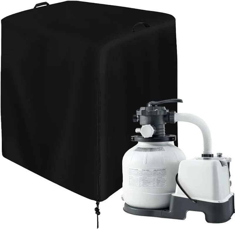 Poolpumpe Abdeckung Poolfilter Abdeckung Abdeckung Für Sandfilteranlage Pool Robustes Poolpumpengehä